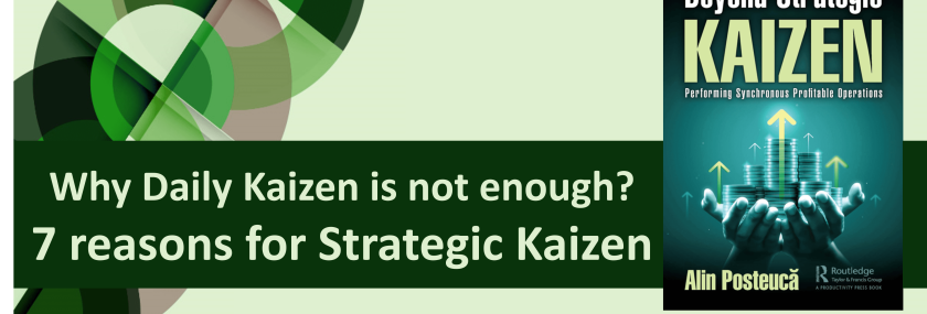 Strategic Kaizen versus Daily Kaizen by Alin Posteuca