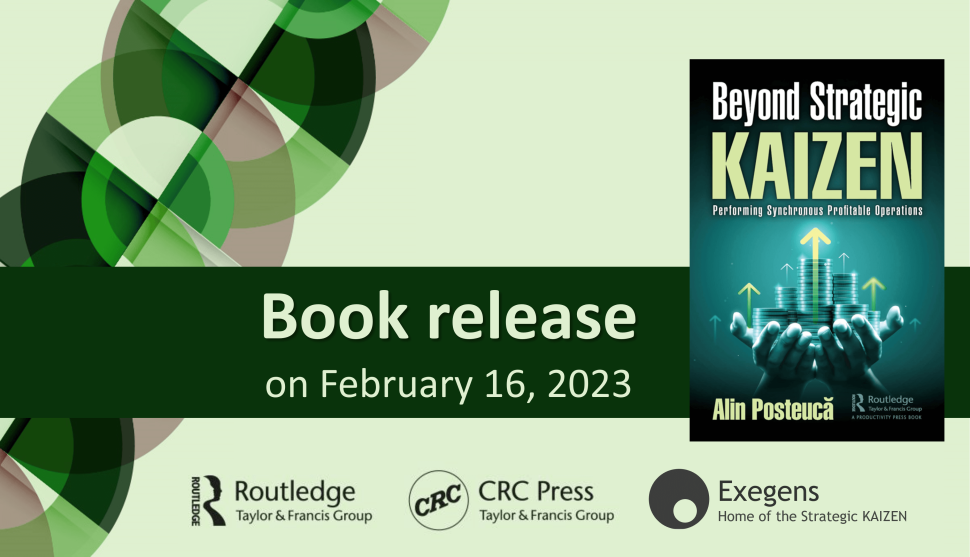 Strategic Kaizen Book release