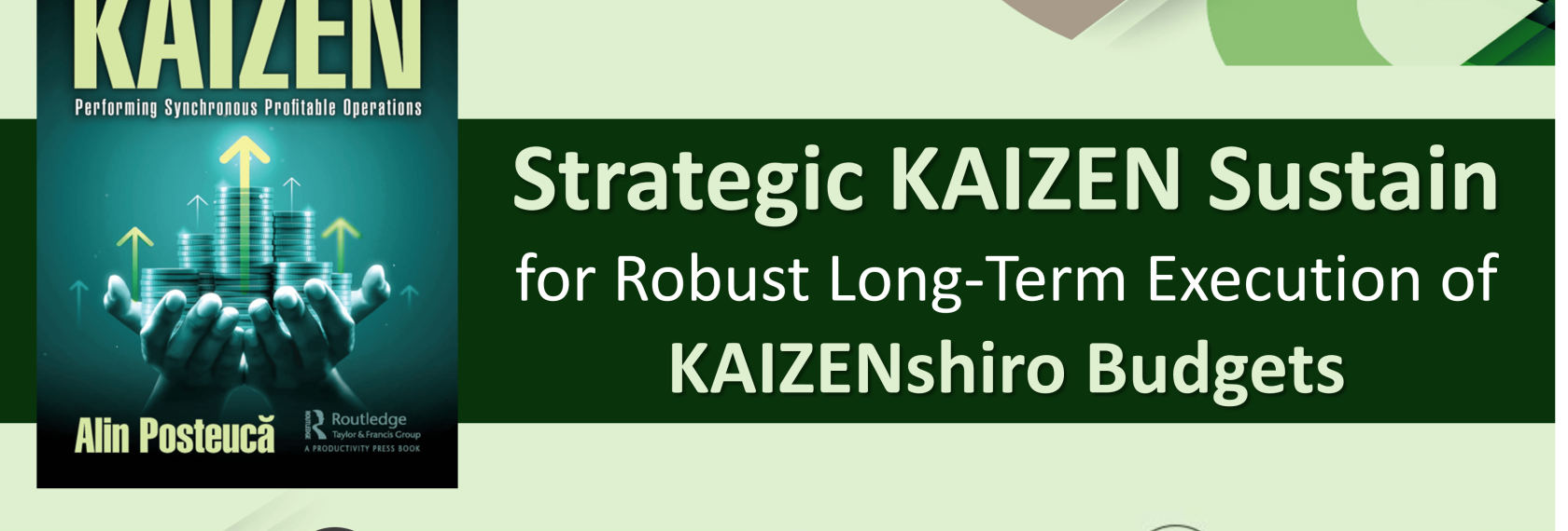 Strategic KAIZEN Sustain for KAIZENshiro Budgets Alin Posteuca Exegens