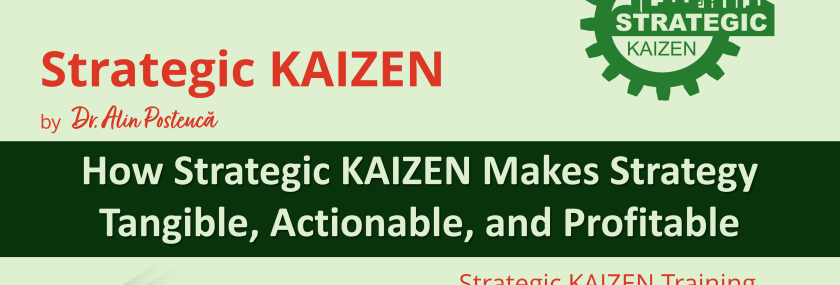 How Strategic KAIZEN Makes Strategy Tangible, Actionable, and Profitable – Benner